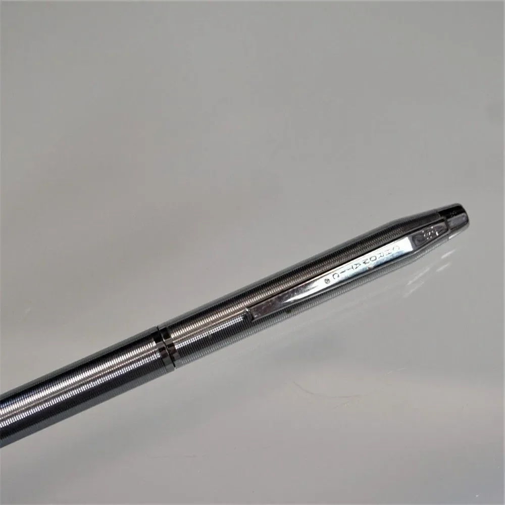 Citizens Gas Vintage Ballpoint Pen Chromatic Double Twist 2 Color Needs Refills